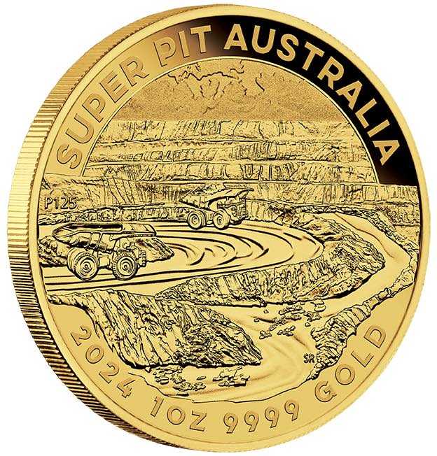 Australien Super Pit 1 Unze Gold 2024