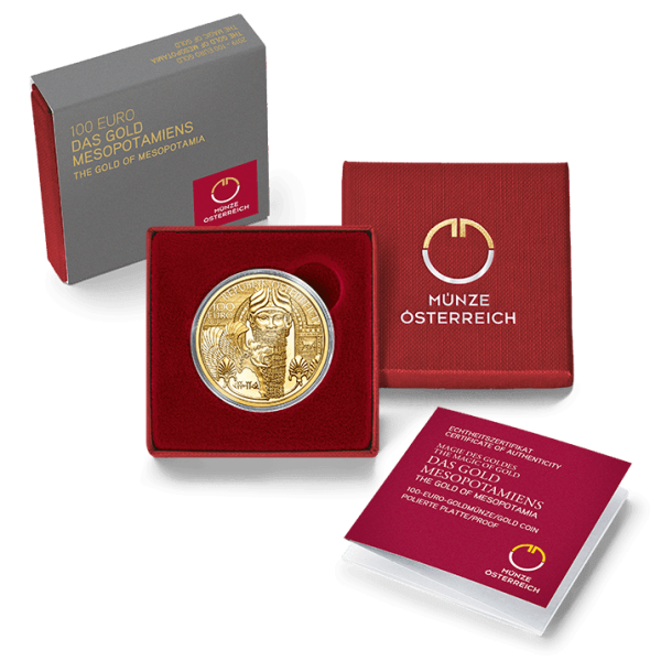 Gold Mesopotamiens 1/2 Oz Gold 2019 - Münze Österreich