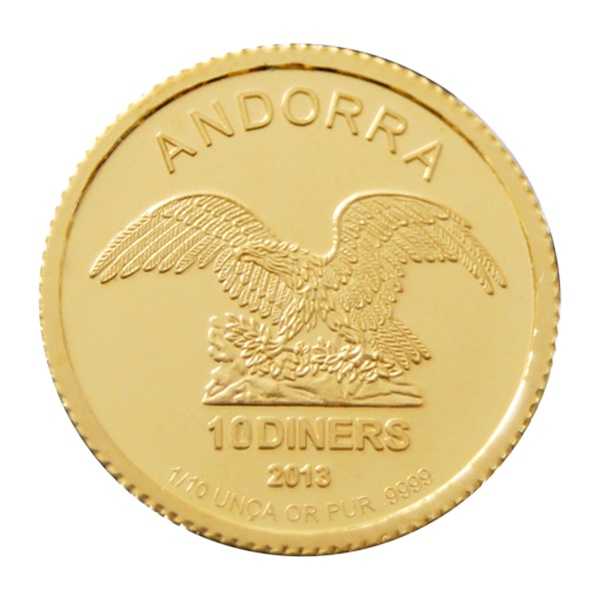 Andorra Eagle 1/10 Unze Goldmünze verschiedene Jahrgänge