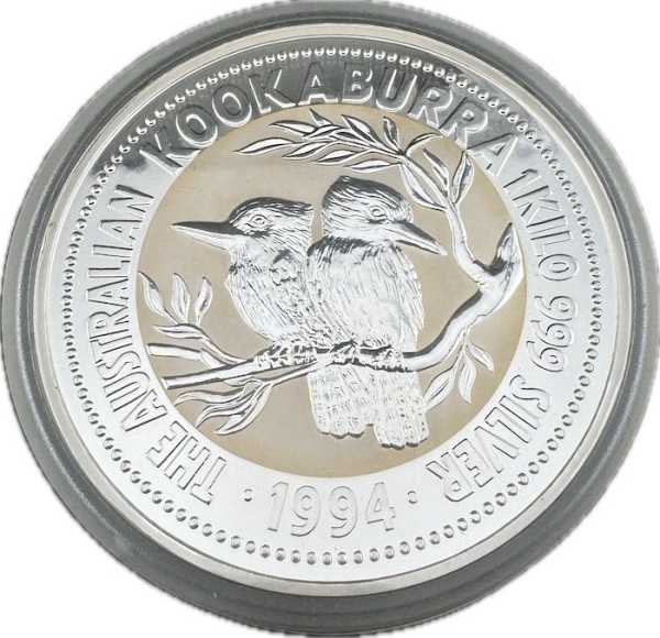 Australien Kookaburra 1 KG Silbermünze 1994 hier kaufen und verkaufen