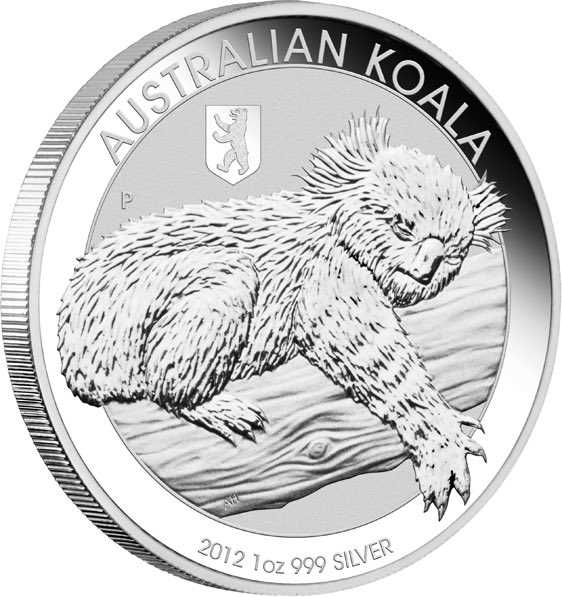 Koala 1 Unze Silbermünze 2012 Privy Mark Berliner Bär