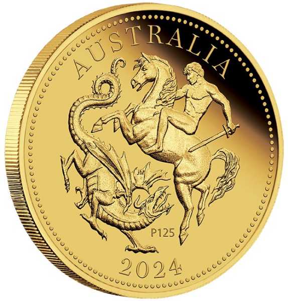 125 Jahre Sovereign Double Sovereign Perth Mint Proof 2024