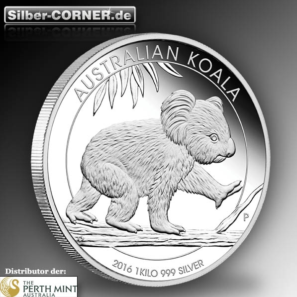 Front 1 Kg Silber Proof Koala 2016