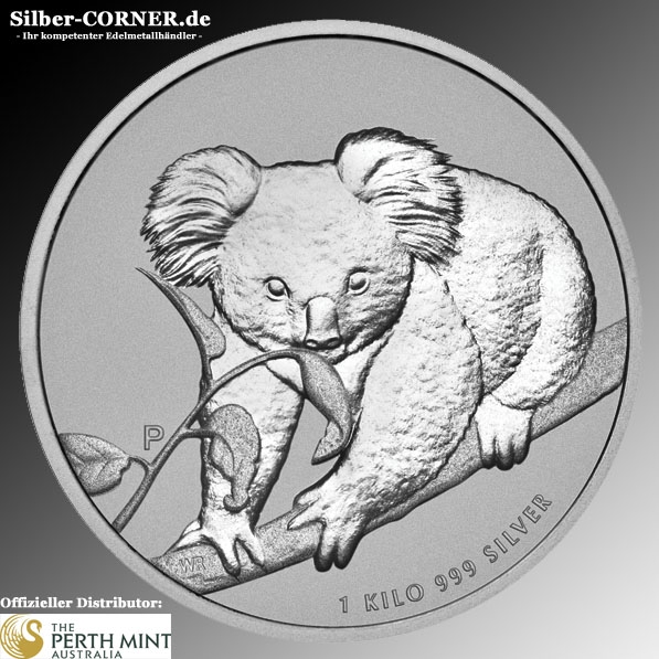 Koala Silbermünze 1 KG diver.