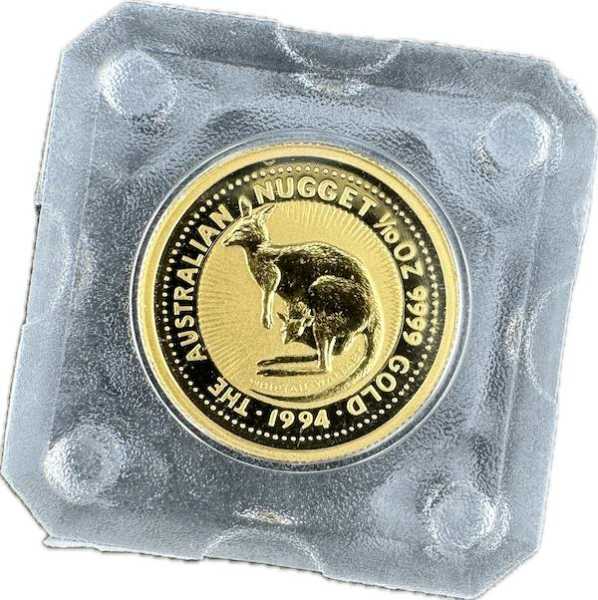 Australien Nugget I Känguru 1/10 Unze Goldmünze 1994