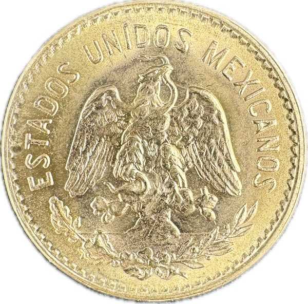 5 Pesos Hildago Mexiko Goldmünze