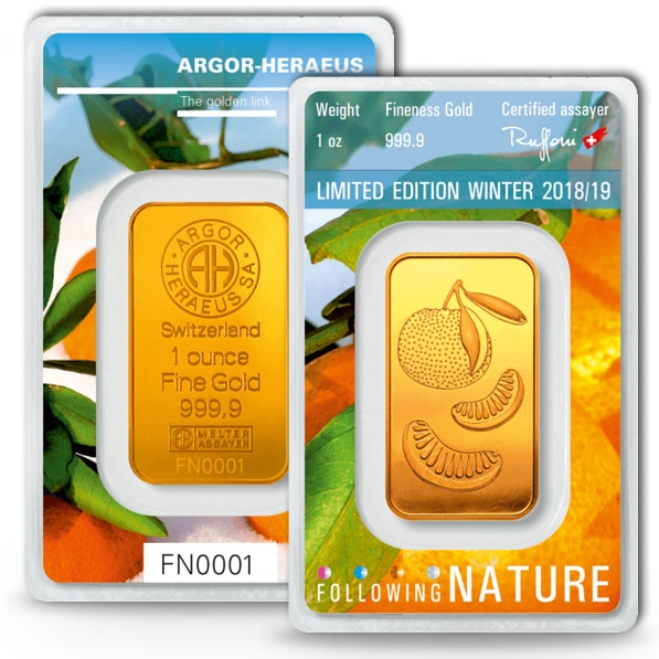 Following Nature - Winter - 1 Oz Gold 2018/2019