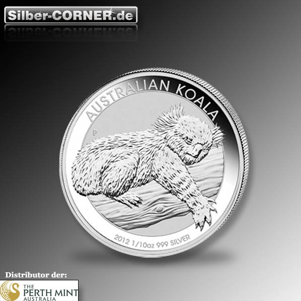 1/10 Oz Silber Koala 2012 *