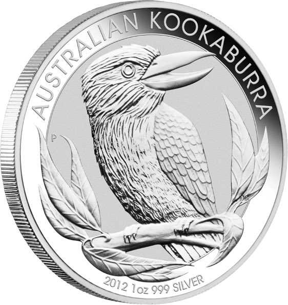 Kookaburra 1 Unze Silbermünze 2012