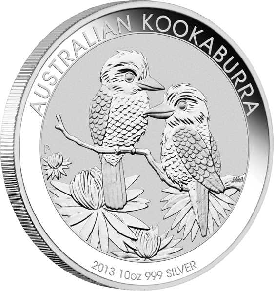 Kookaburra 10 Unzen Silber 2013 *