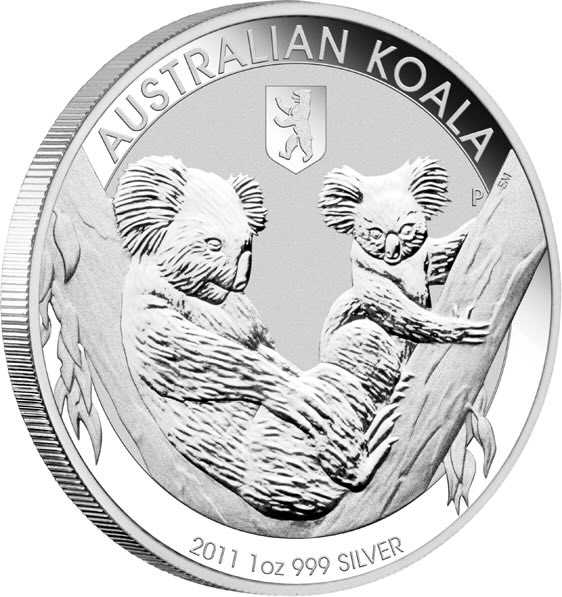 Koala 1 Unze Silbermünze Privy Mark Berlin 2011