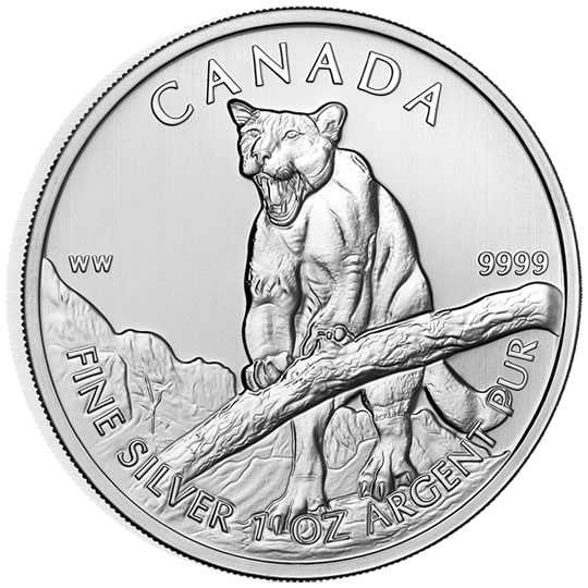 Kanada Wildlife 1 Unze Silbermünze 2012