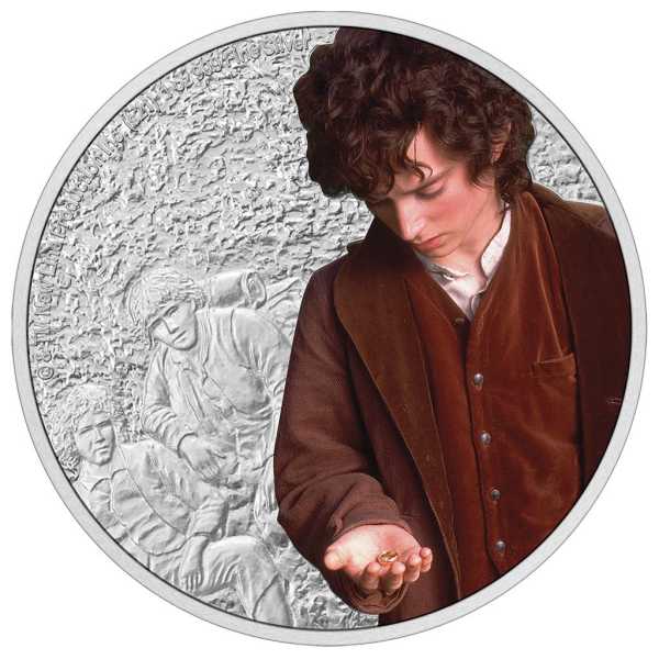 Lord of the Rings - Frodo - 1 Oz Silber Proof 2021 + Box + CoA*