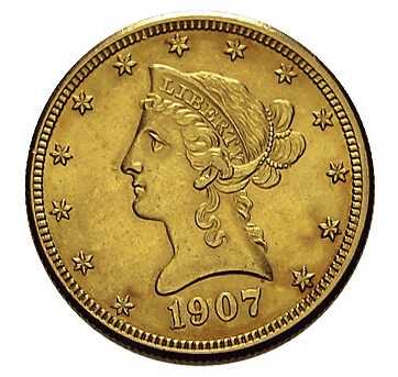 Liberty Head 10 Dollar Goldmünze kaufen und verkaufen