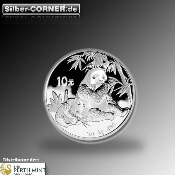 China Panda 1 Oz Silber 2007*