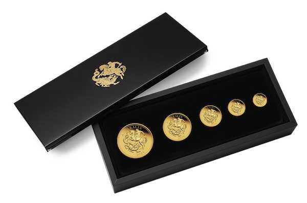 Perth Mint - Sovereign 5 Coin Set Gold Proof 2024