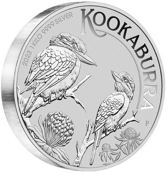 Australien Kookaburra 1 KG Silbermünze 2023