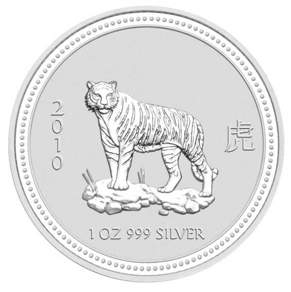 Lunar I Tiger 1 KG Silber 2010