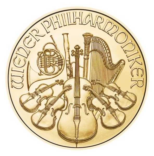Wiener Philharmoniker 1 Unze Goldmünze kaufen 