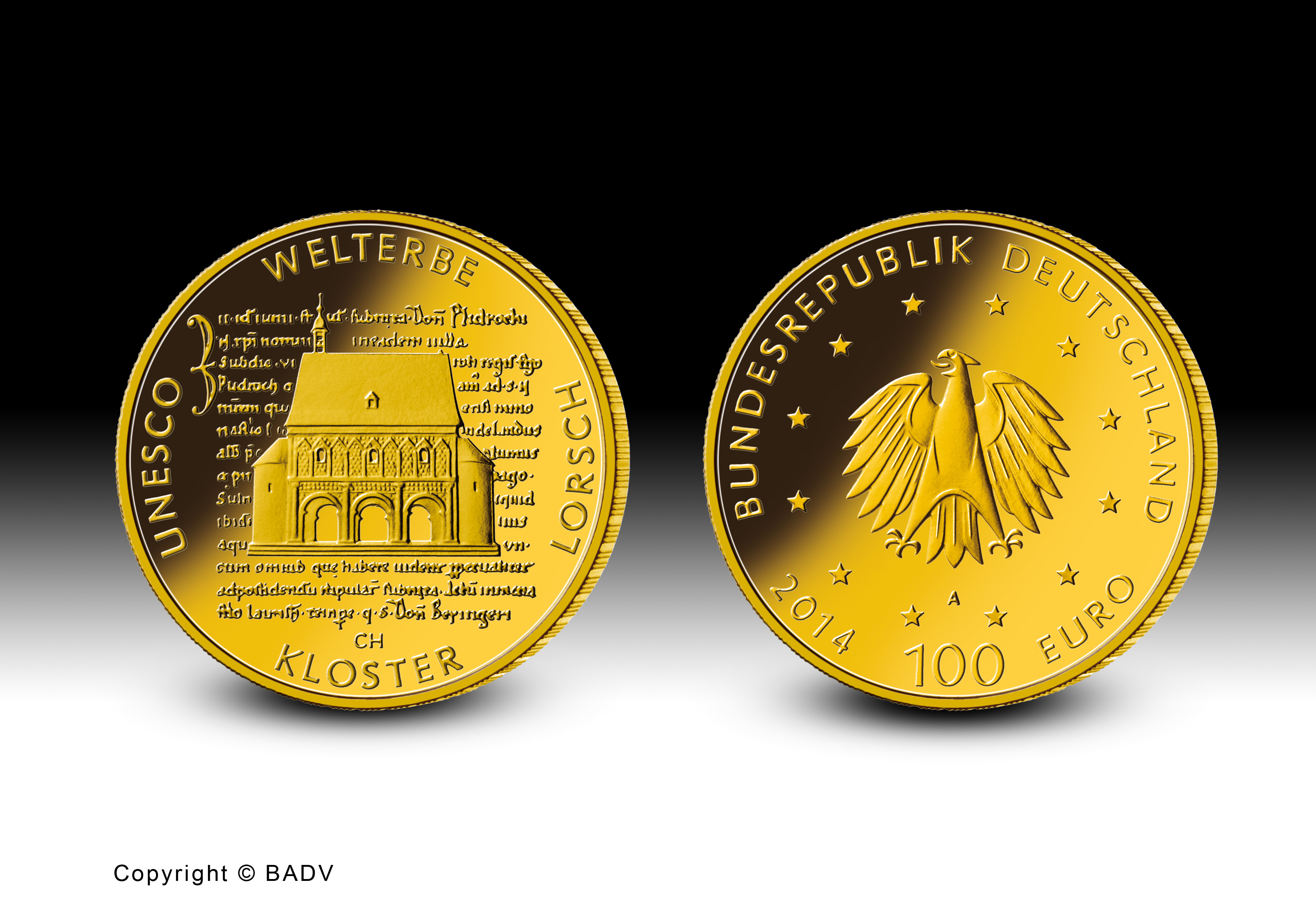 1/2 Oz Gold Kloster Lorsch 100 Euro 2014